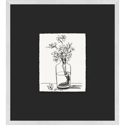 Wendover Art Group Charcoal Still Life Studies 2 By Lillian August - Single Picture Frame Painting In Black;white