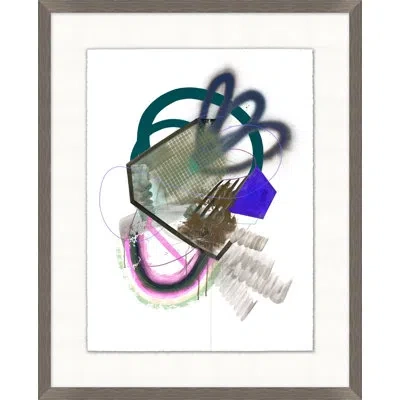 Wendover Art Group Chroma Expressionist 2 In White,gray,green,pink