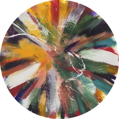 Wendover Art Group Circle Expression 1 In Green,red,yellow