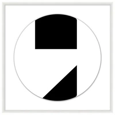 Wendover Art Group Circular Geometric 5 By Thom Filicia  - Picture Frame Graphic Art On Paper In Black;white
