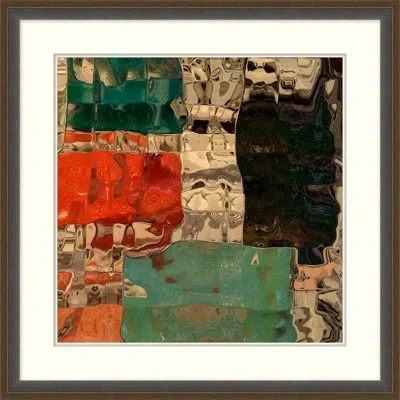 Wendover Art Group City Glass 1 - Picture Frame Graphic Art On Paper In Black;green;red;gold