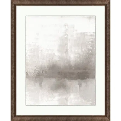 Wendover Art Group 'city Study 2' - Picture Frame Painting On Paper In White;gray