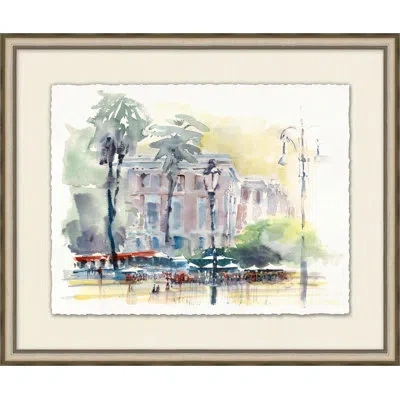 Wendover Art Group City Walk 5 - Picture Frame Painting On Paper In Multi