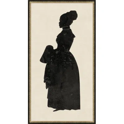 Wendover Art Group Clara - Picture Frame Painting On Paper In Black;ivory