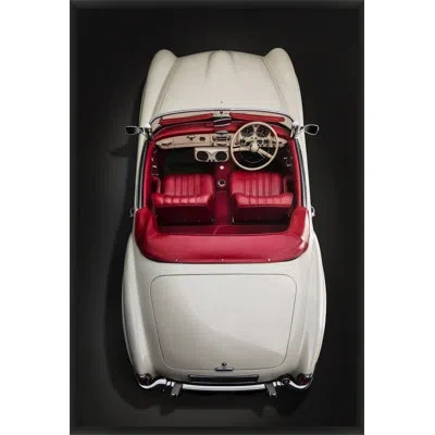 Wendover Art Group Classic Coupe By Thom Filicia - Picture Frame Photograph On Paper In Black;red;off-white