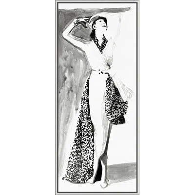 Wendover Art Group Classic Fashion 1 - Picture Frame Drawing Print On Paper In Black;white