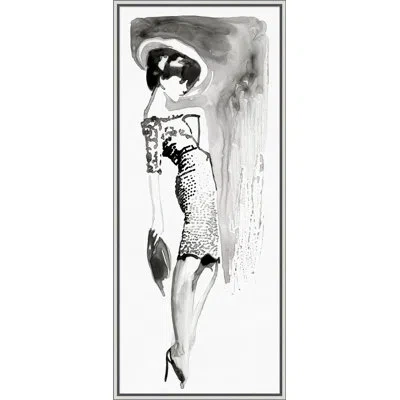 Wendover Art Group Classic Fashion 2 - Picture Frame Drawing Print On Paper In Black;white