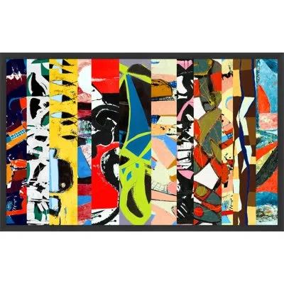 Wendover Art Group Collage 2 - Picture Frame Painting On Paper In Multi