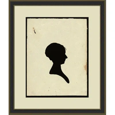 Wendover Art Group Colonial Silhouette Vi - Picture Frame Graphic Art On Paper In Black;beige