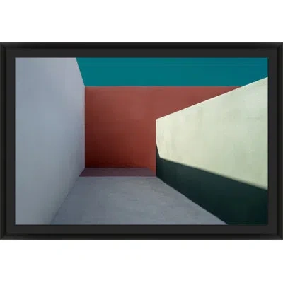 Wendover Art Group Colored Angles By Lillian August - Single Picture Frame Photograph In Black;gray;red;beige