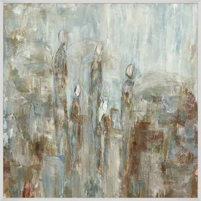 Wendover Art Group Colorful Spirit - Picture Frame Painting On Canvas In Blue;brown;gray