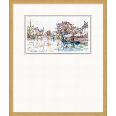 Wendover Art Group Colorful Waterways 2 - Picture Frame Painting On Paper In Multi