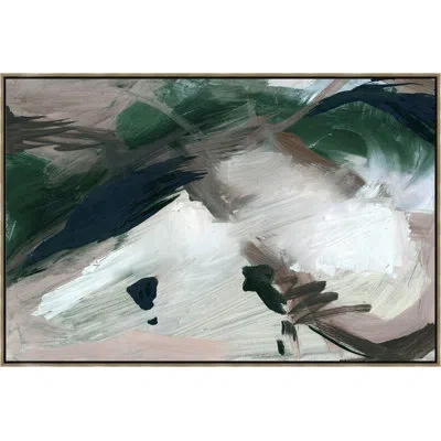 Wendover Art Group Coming Together 4 By Thom Filicia - Painting On Canvas In Blue;brown;white;green