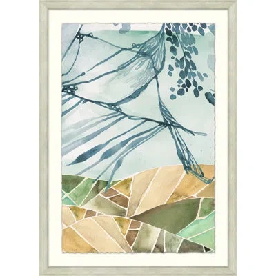 Wendover Art Group Compilation 2 - Picture Frame Painting On Paper In Blue;brown;green