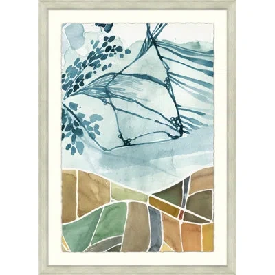 Wendover Art Group Compilation 3 - Picture Frame Painting On Paper In Blue;brown;green