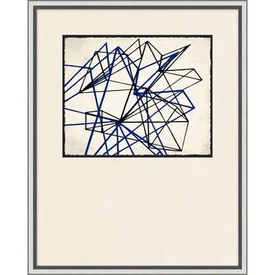 Wendover Art Group Convex 4 - Picture Frame Graphic Art On Paper In Beige
