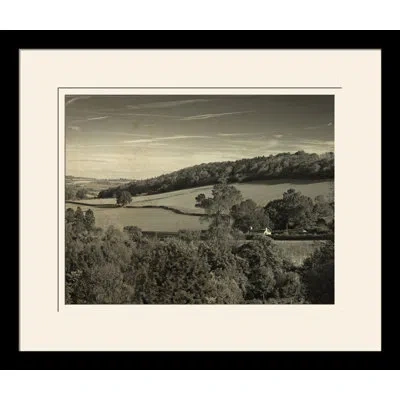 Wendover Art Group Country Field Ii - Picture Frame Photograph On Paper In Gray