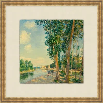 Wendover Art Group Countryside Impressions 4 - Picture Frame Painting On Paper In Blue;brown;green