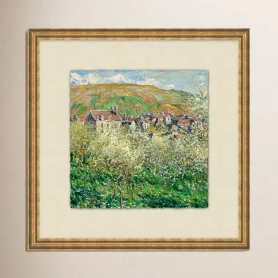 Wendover Art Group 'countryside Impressions 5' - Picture Frame Painting On Glass In Green
