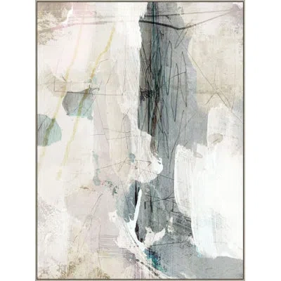 Wendover Art Group Created - Floater Frame Print On Canvas In Gray,tan