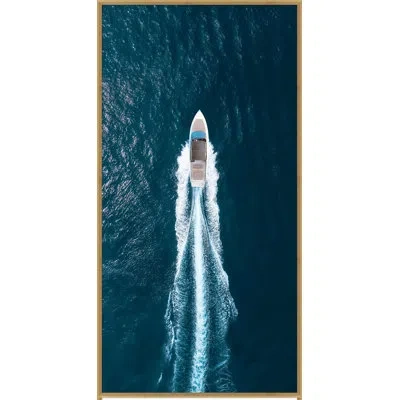 Wendover Art Group " Cruising Above " In Blue,white,tan