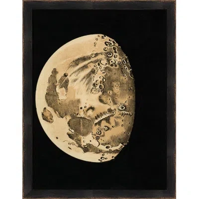 Wendover Art Group Cycle Of The Moon 6 - Picture Frame Graphic Art On Paper In Black;beige