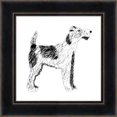 Wendover Art Group Dale By Thom Filicia - Picture Frame Drawing On Paper In Black;white