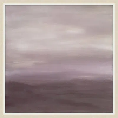 Wendover Art Group Dark Landscape 1 - Picture Frame Painting On Paper In Pink