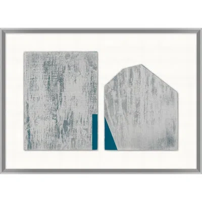 Wendover Art Group Deconstructed 1 By Christopher Kennedy - Picture Frame Print On Paper In Green;gray
