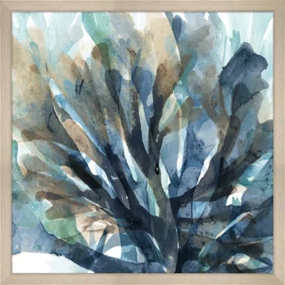 Wendover Art Group Deep Sea Coral 2 - Picture Frame Painting In Blue;brown;green