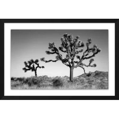 Wendover Art Group Desert Dusk 3 By Christopher Kennedy - Picture Frame Photograph Print On Paper In Black;gray