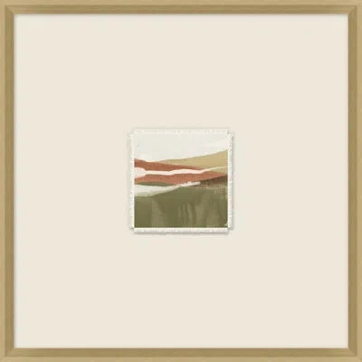 Wendover Art Group Desert Mauve 1 In Tan,green,white