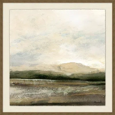 Wendover Art Group Devon Hills 1 In Green,brown,beige