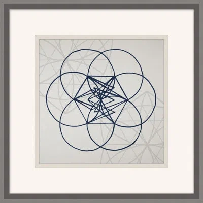 Wendover Art Group Divine Architect 6 - Picture Frame Graphic Art On Paper In Navy
