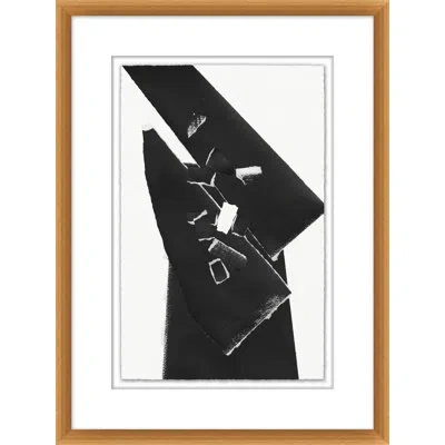 Wendover Art Group Dramatic Cut 3 By Christopher Kennedy - Picture Frame Painting On Paper In Black;white