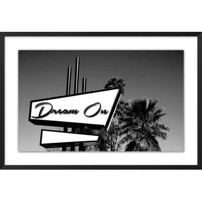 Wendover Art Group Dream On - Picture Frame Photograph On Paper In Black;white