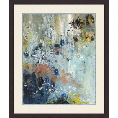 Wendover Art Group Dreams 2 - Picture Frame Painting In Blue;gray;orange