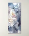 Wendover Art Group 'dripping Peonies 2' Wall Art In Silver