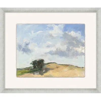 Wendover Art Group Dunes - Picture Frame Painting On Paper In Blue;brown;green