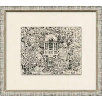 Wendover Art Group East Hamptons 6 - Picture Frame Painting On Paper In Black;gray
