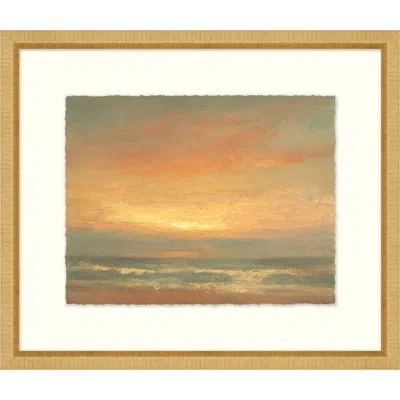 Wendover Art Group Eastern Sky - Picture Frame Painting On Paper In Blue;orange