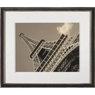 Wendover Art Group Eiffel Tower - Picture Frame Photograph On Paper In Black;gray