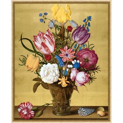 Wendover Art Group Elder Still Life 2 By Lillian August - Picture Frame On Paper In Brown;pink;gold