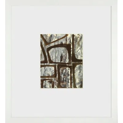 Wendover Art Group Energy Is The Time Series - Picture Frame Painting On Glass In Brown;white;gray