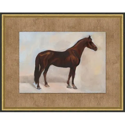 Wendover Art Group Equine Pose 2 In Brown