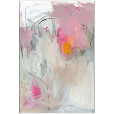 Wendover Art Group Expressive Greys 3 Canvas Design In Pink,beige,gray,white