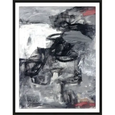 Wendover Art Group Expressive Greys 4 In Gray,black,white,pink