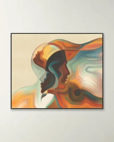 Wendover Art Group Faces In The Crowd Giclee Art In Black