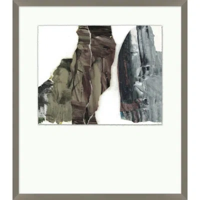 Wendover Art Group Facing Less By Christopher Kennedy - Picture Frame Painting Print On Paper In Brown;gray;ivory