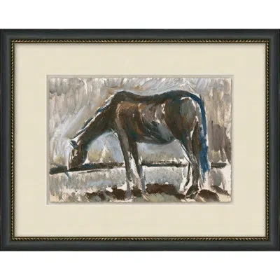 Wendover Art Group 'fairfield' - Picture Frame Painting Print On Paper In Gray;dark Brown